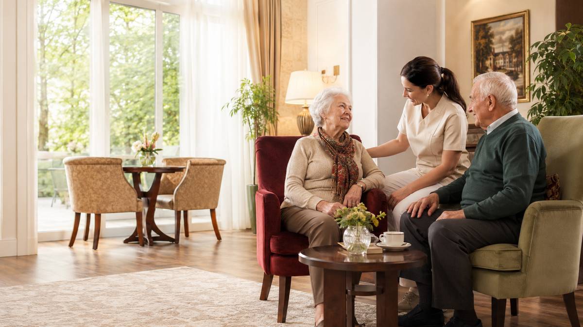 Îngrijire pentru seniori într-un cămin de bătrâni din Galați